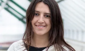 Fotografia de l'Amaranta Herrero, entrevistada sobre ecofeminisme i el col·lectiu Climacció