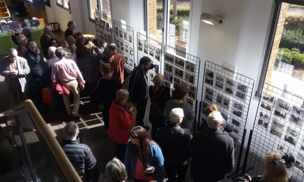 Vista de l'exposició fotogràfica
