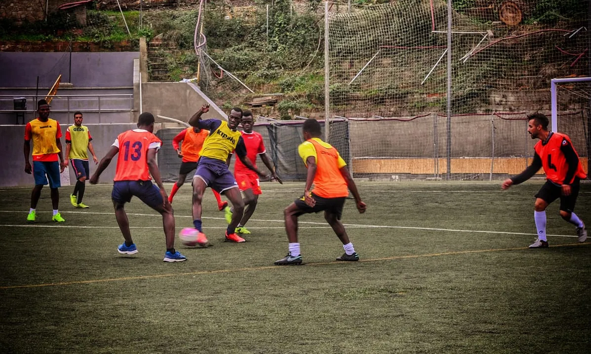 Imatge d'un entrenament.