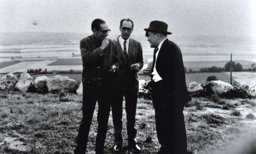 Miguel Delibes i Josep Pla a Pals.