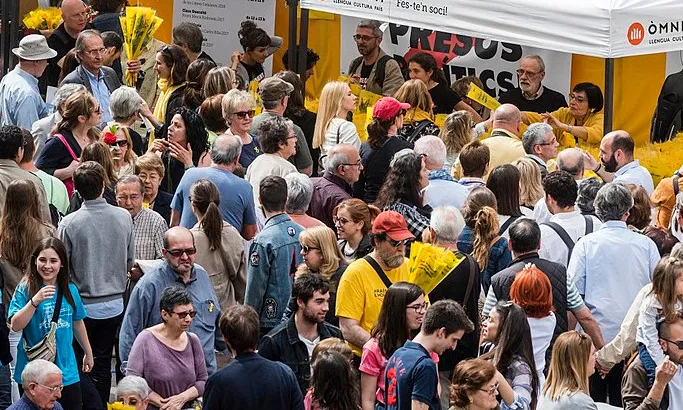 Fotografia de la Diada de Sant Jordi 2018