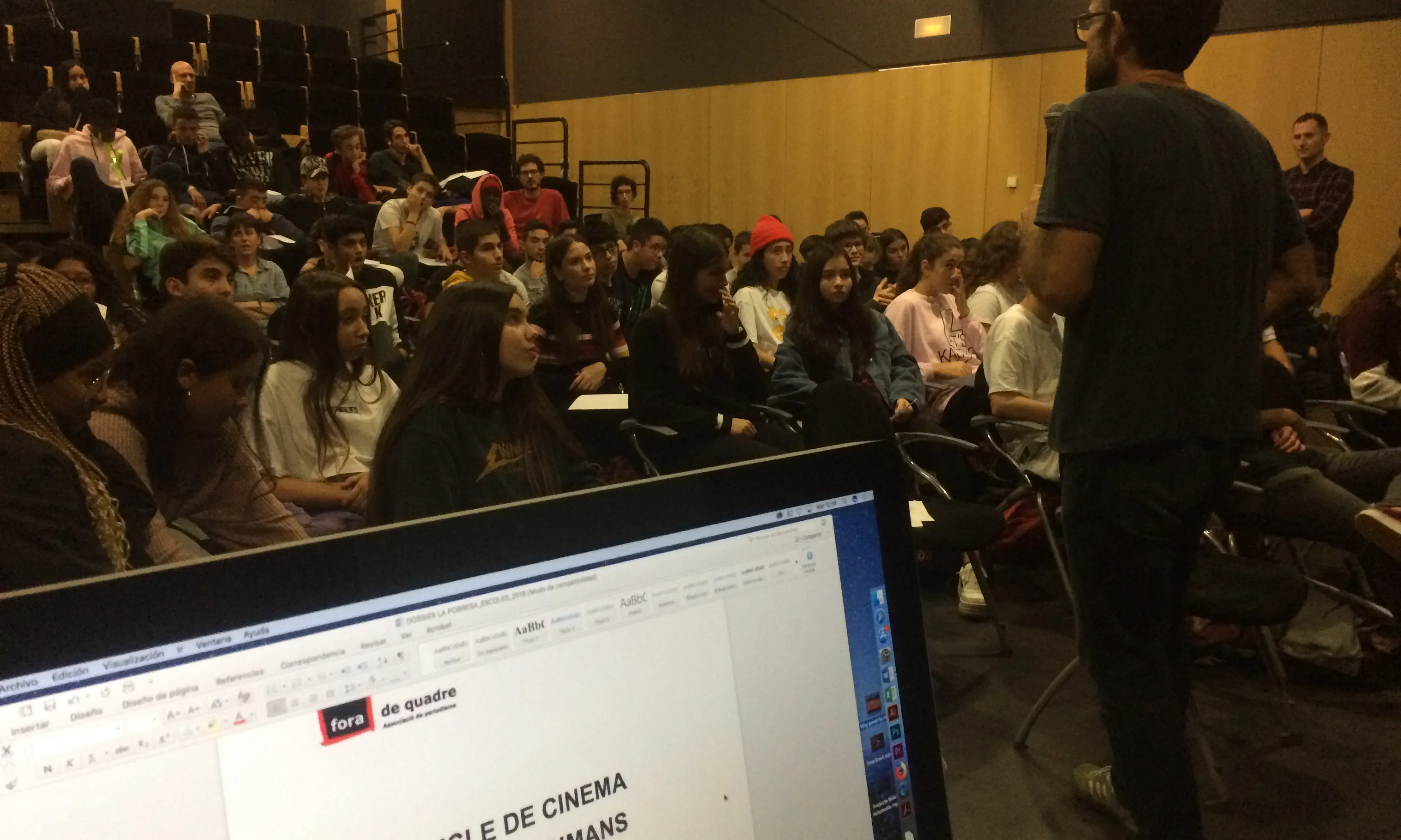 L'associació Fora de Quadre impulsa el Festival de Cinema de Drets Humans