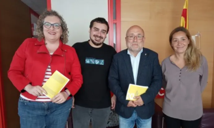 Representants de la Federació i dels partits polítics
