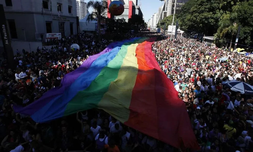 Reivindicació pelo drets LGTBI.