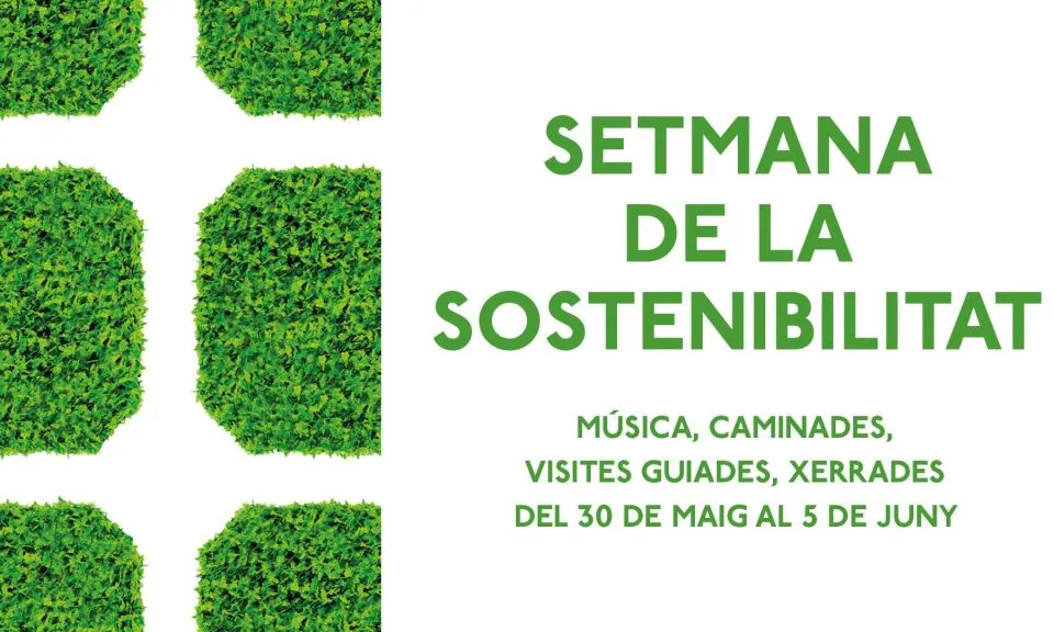 Cartell Setmana Europea de la Sostenibilitat