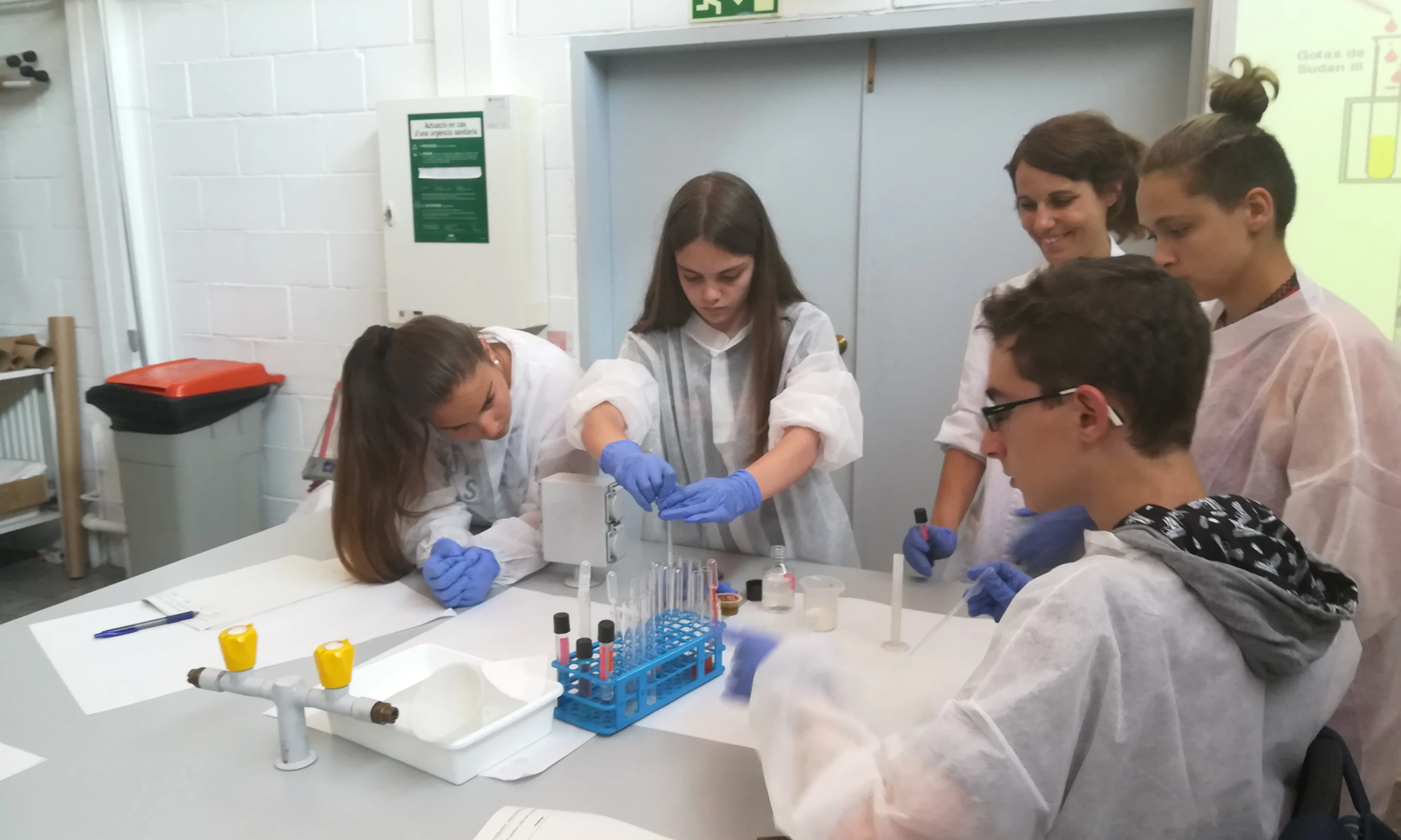 El jovent realitza activitats relacionades amb els diferents graus de la universitat, com per exemple, arqueologia. Font: Campus Ítaca.