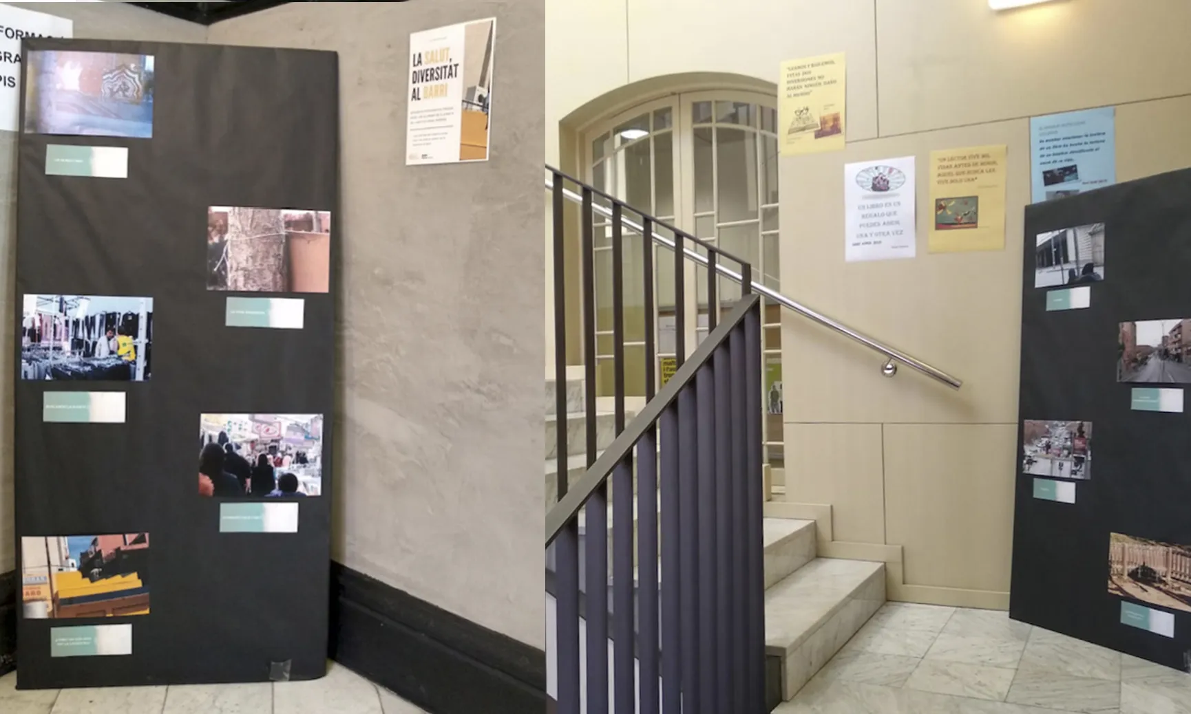 Plafons de l'exposició