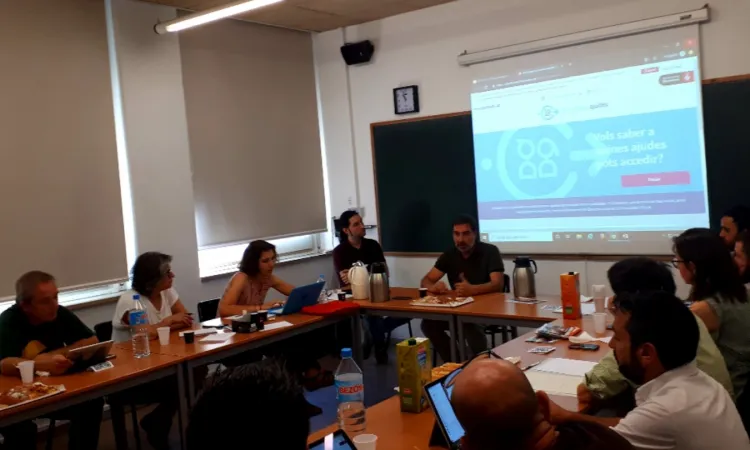 La Comissió de seguiment de M4social es va reunir aquest juliol. Font: M4social.