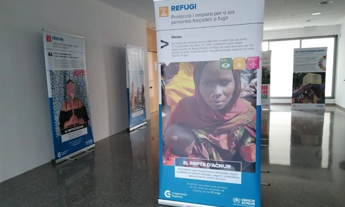 Exposició interactiva d'ACNUR sobre refugi