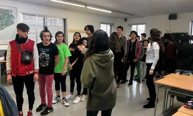 L'Institut Vila de Gràcia va participar del projecte 'Visc, convisc... Participo!' el curs passat.