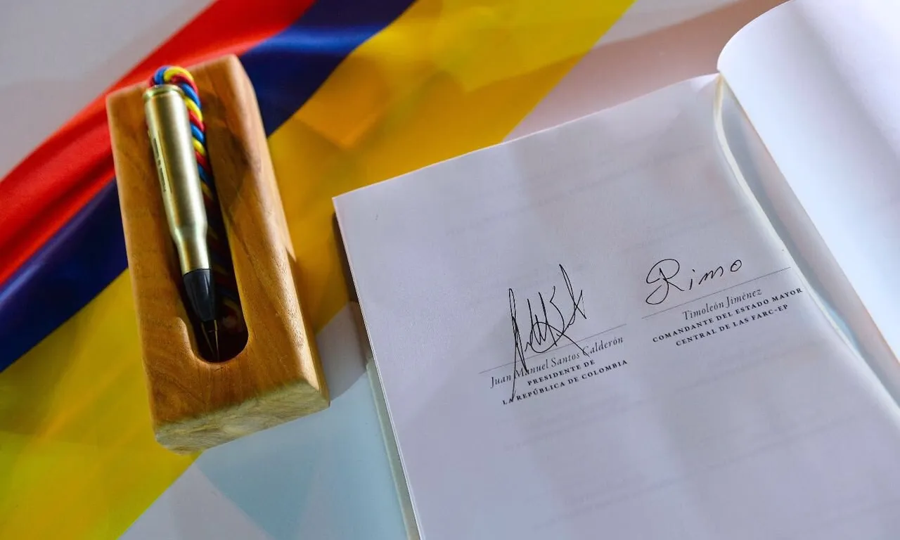 Signatures acords de Pau de Colòmbia