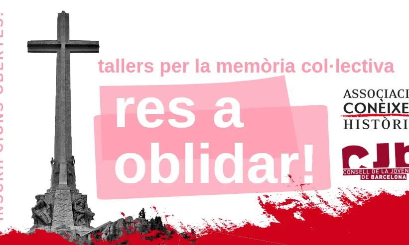 Cartell de la nova formació gratuïta per a joves sobre memòria històrica i activisme ciutadà