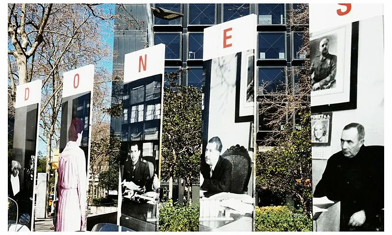 Exposició sobre la presó de dones de Les Corts