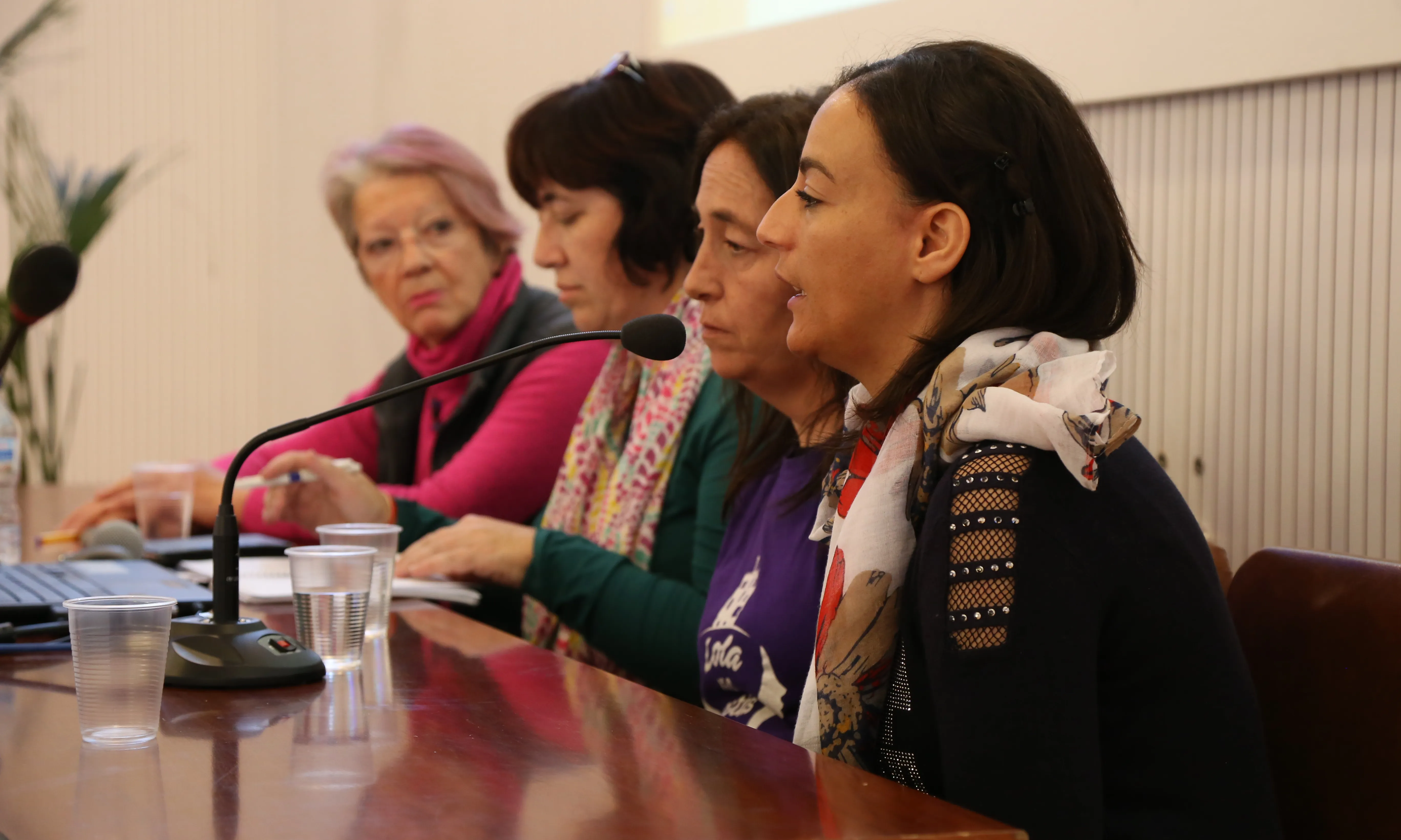 Ponents de la jornada 'El sensellarisme en femení a Barcelona’