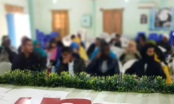 El Consell de la Joventut de Barcelona (CJB) fent formacions de participació juvenil als campaments de refugiades del Sàhara Occidental