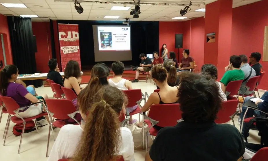 El Consell de la Joventut de Barcelona (CJB) a la trobada d'entitats al 2017