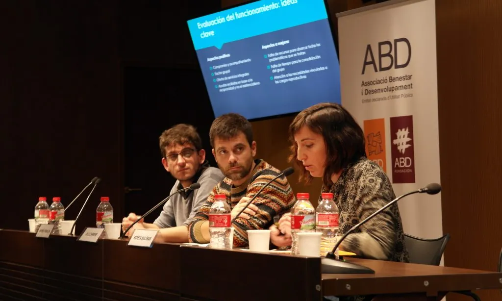 Presentació de l'informe 'Atur, salut i benestar', de l'ABD, al Palau Macaya.