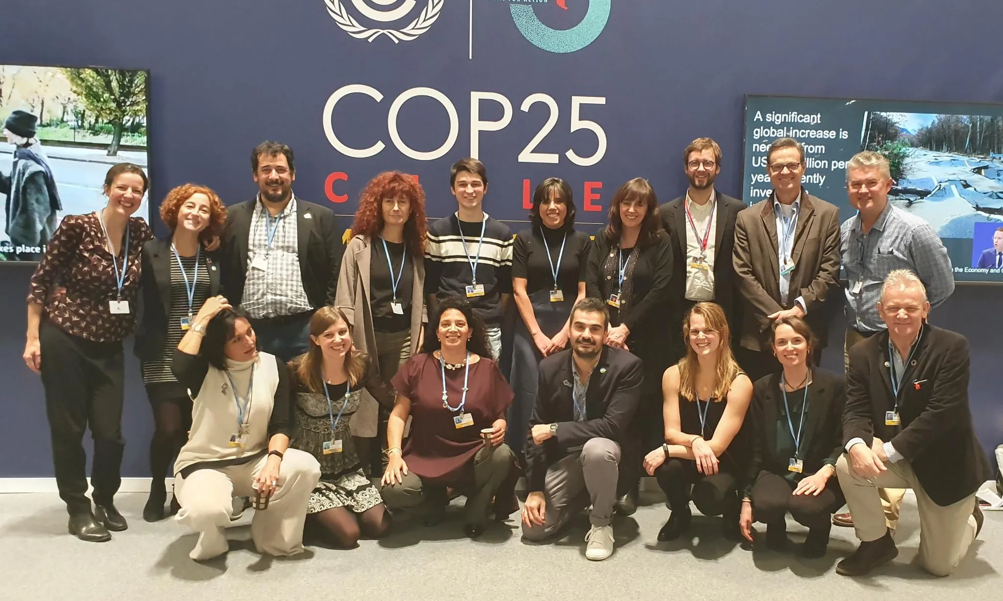 L'equip de BirdLife International participa a la COP25