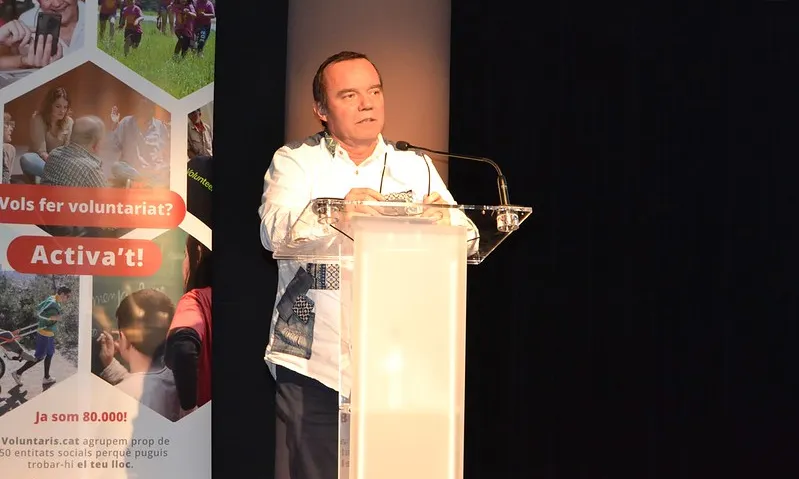 Jordi Balot, president de la Federació Catalana de Voluntariat Social.