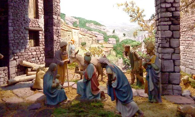Pessebre realitzat per Jordi Martínez del Amor