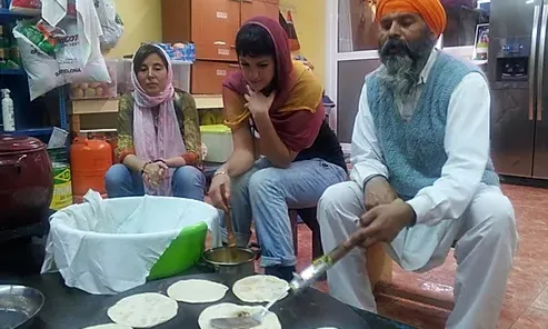 Langar sikh a Barcelona.