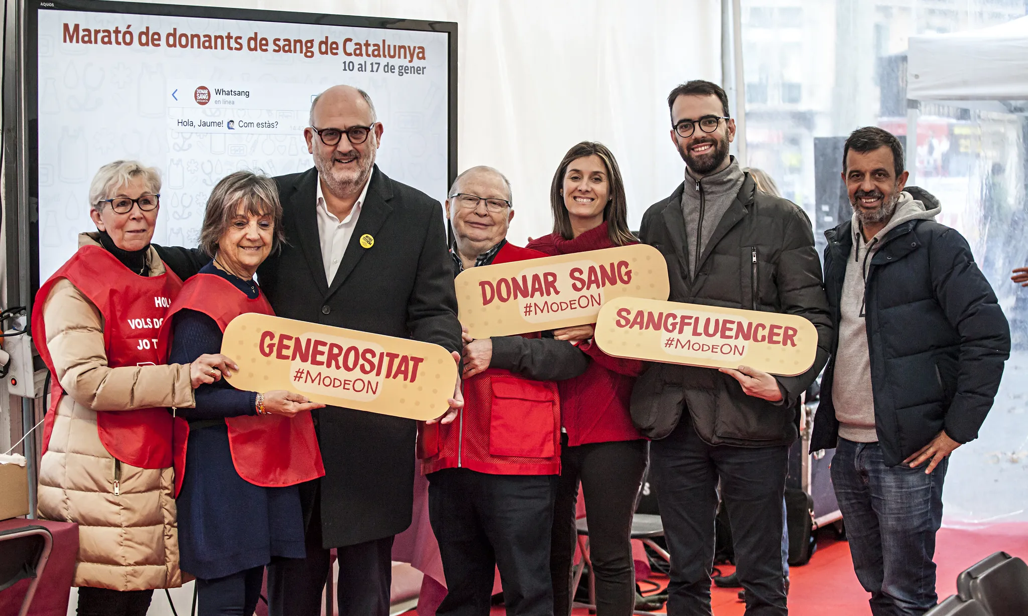 La Marató de Donants volia aconseguir 10.000 donacions de sang en aquesta campanya.
