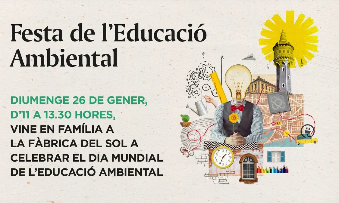 Festa de l'Educació Ambiental el 26 de gener a la Fàbrica El Sol
