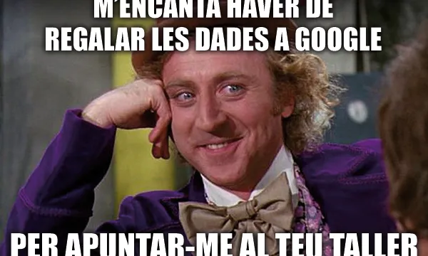 MEME de la campanya #NoSiguisGAFAM de la XES