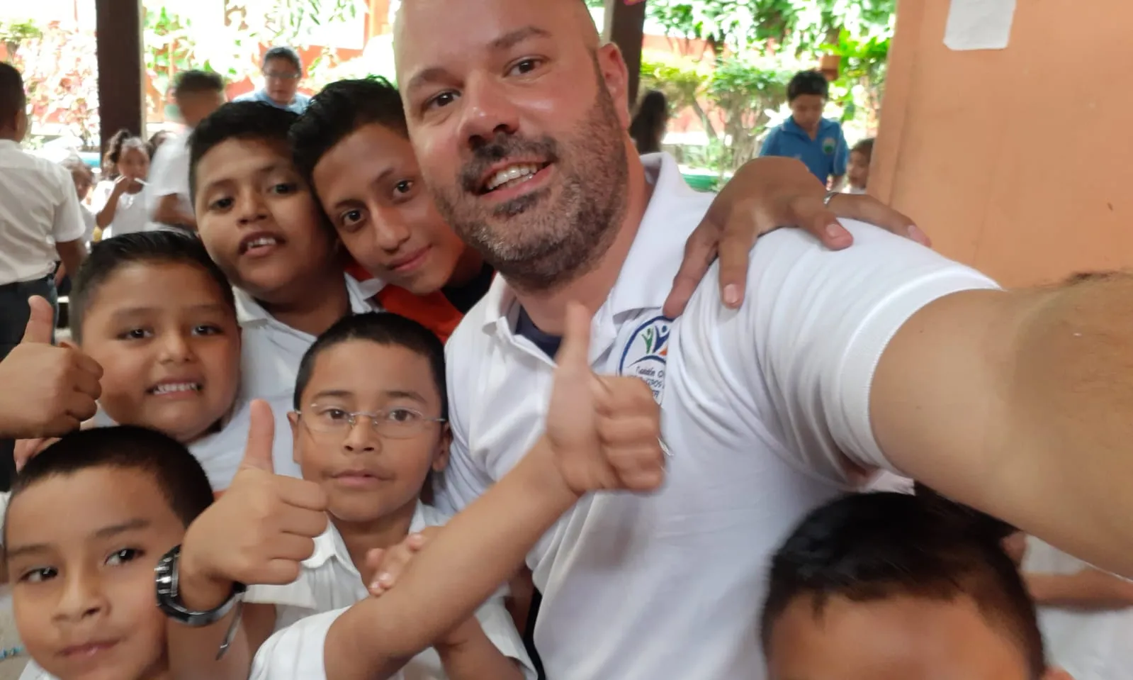 Tarrés en un dels voluntariats que va fer a Centreamèrica.