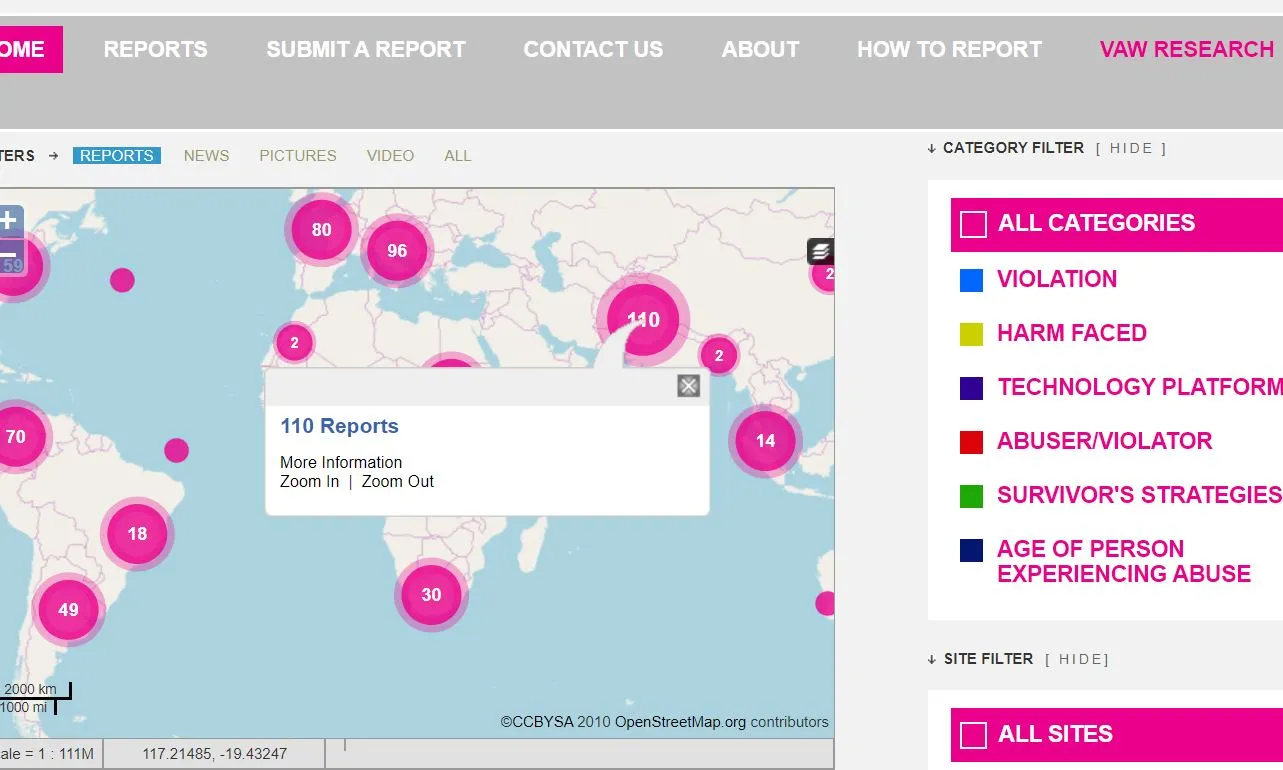 Amb el mapa online de Dominemos Las TIC, les dones, persones LGTBIQ* i altres identitats sexuals i de gènere poden documentar la seva pròpia experiència d'assetjament i violència en línia 