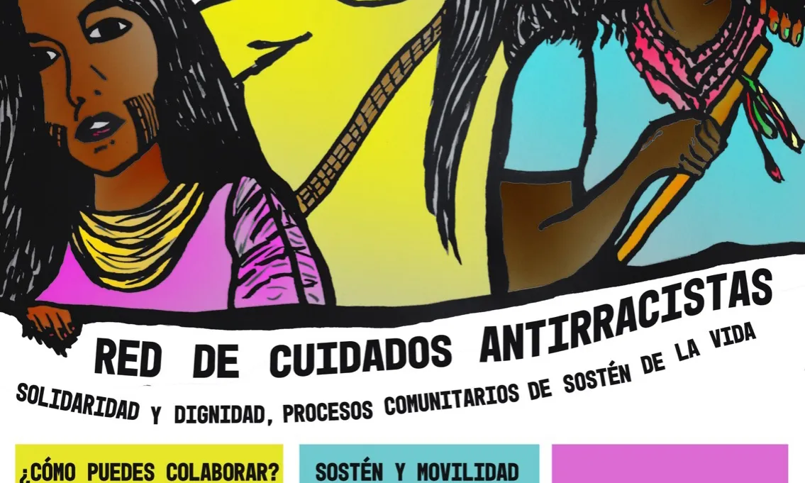 Cartell informatiu de la xarxa antiracista.