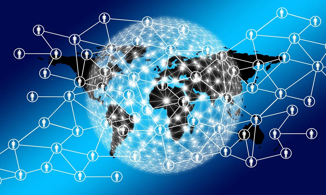 Globus terraqüi amb connexions