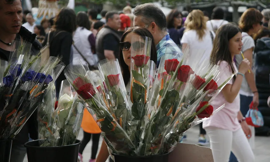 Diada de Sant Jordi a valls