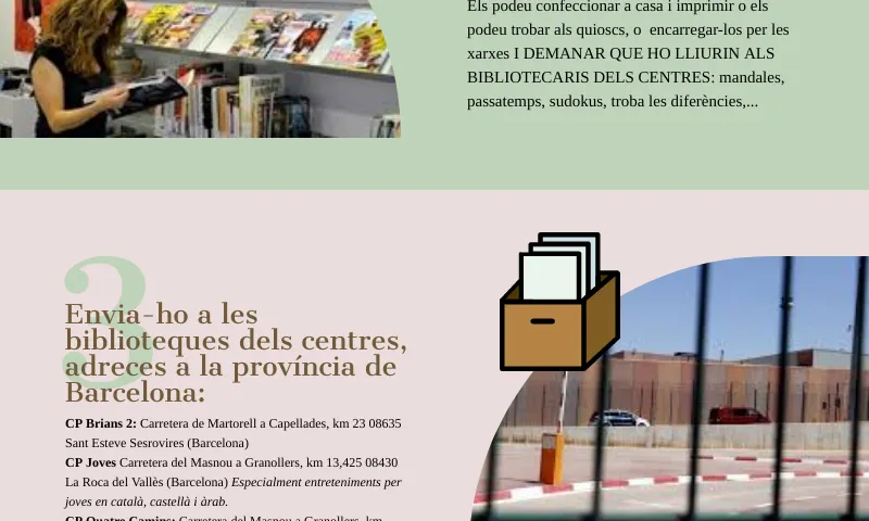 Infografia de la crida de la Taula de Participació Social.