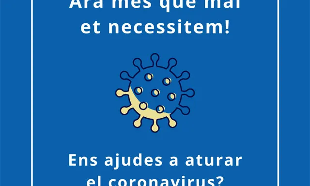 Cartell crida apuntar-se borsa treball emergència