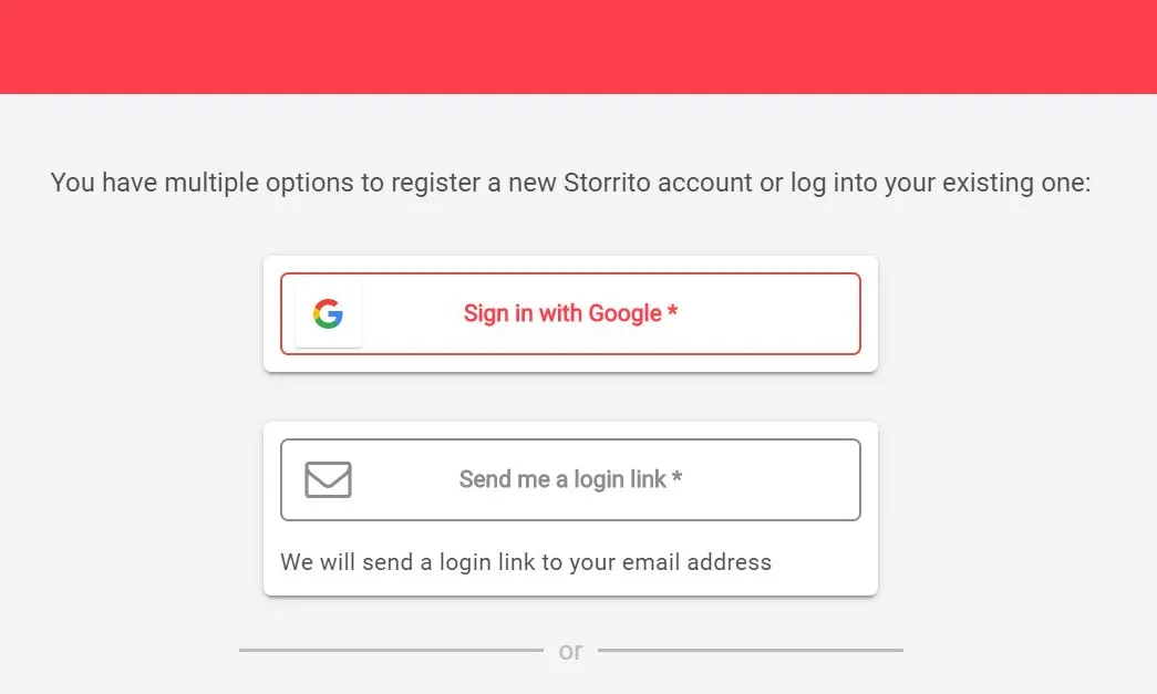 Com registrar un compte a Storrito?