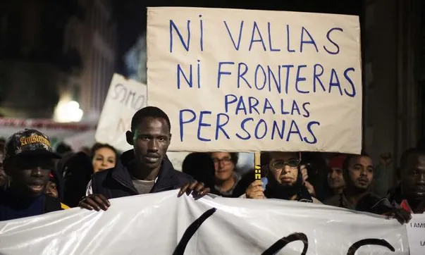 Manifestació a Barcelona pel Dia internacional de les persones migrants 