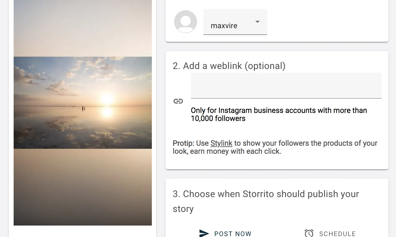 Com programar una història a Storrito?