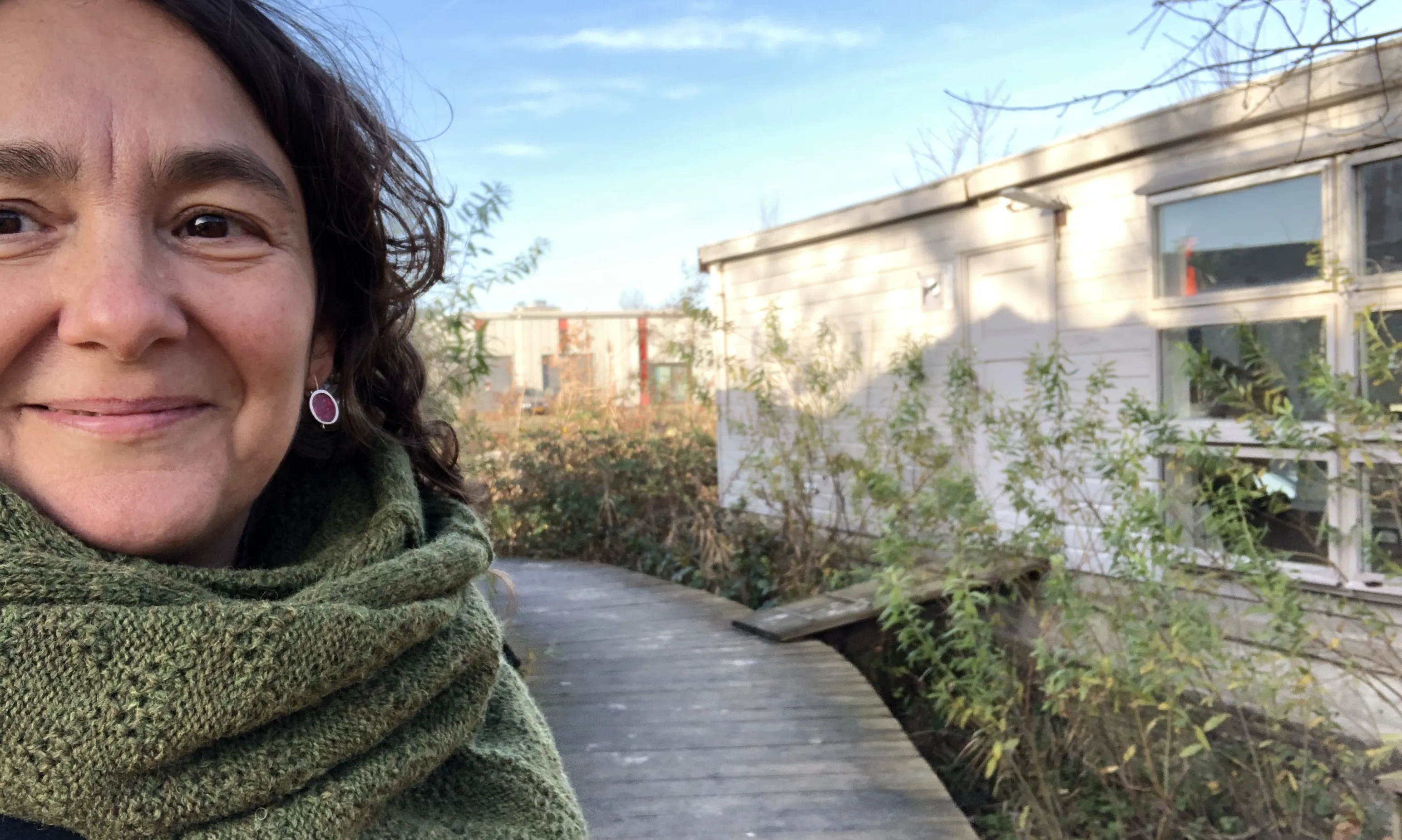 Bonet defensa que cal protegir els espais verds de les ciutats com un bé comú. Font: Laia Bonet.