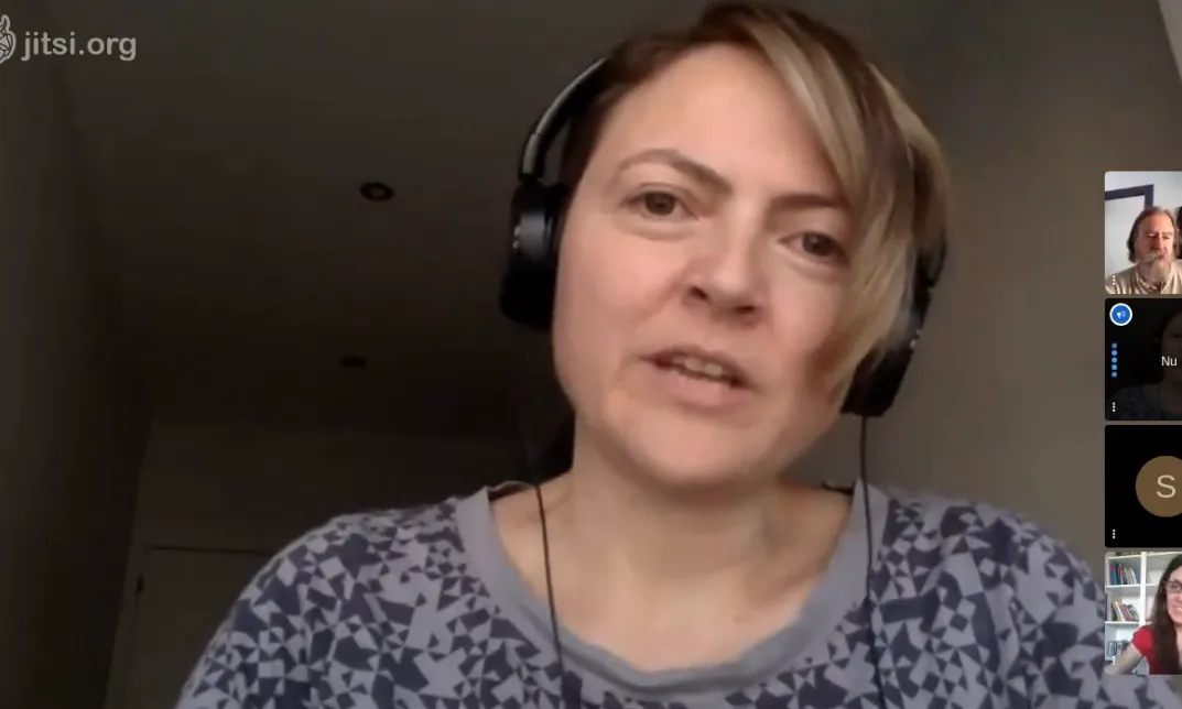 Nuria Alabao participa en un diàleg virtual organitzat per Surt