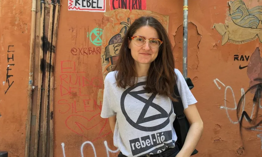 Bàrbara Nicolau, membre de Rebel·lió o Extinció.