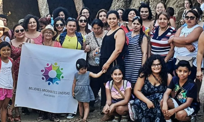 Membres de l'associació Mujeres Migrantes Diversas. 