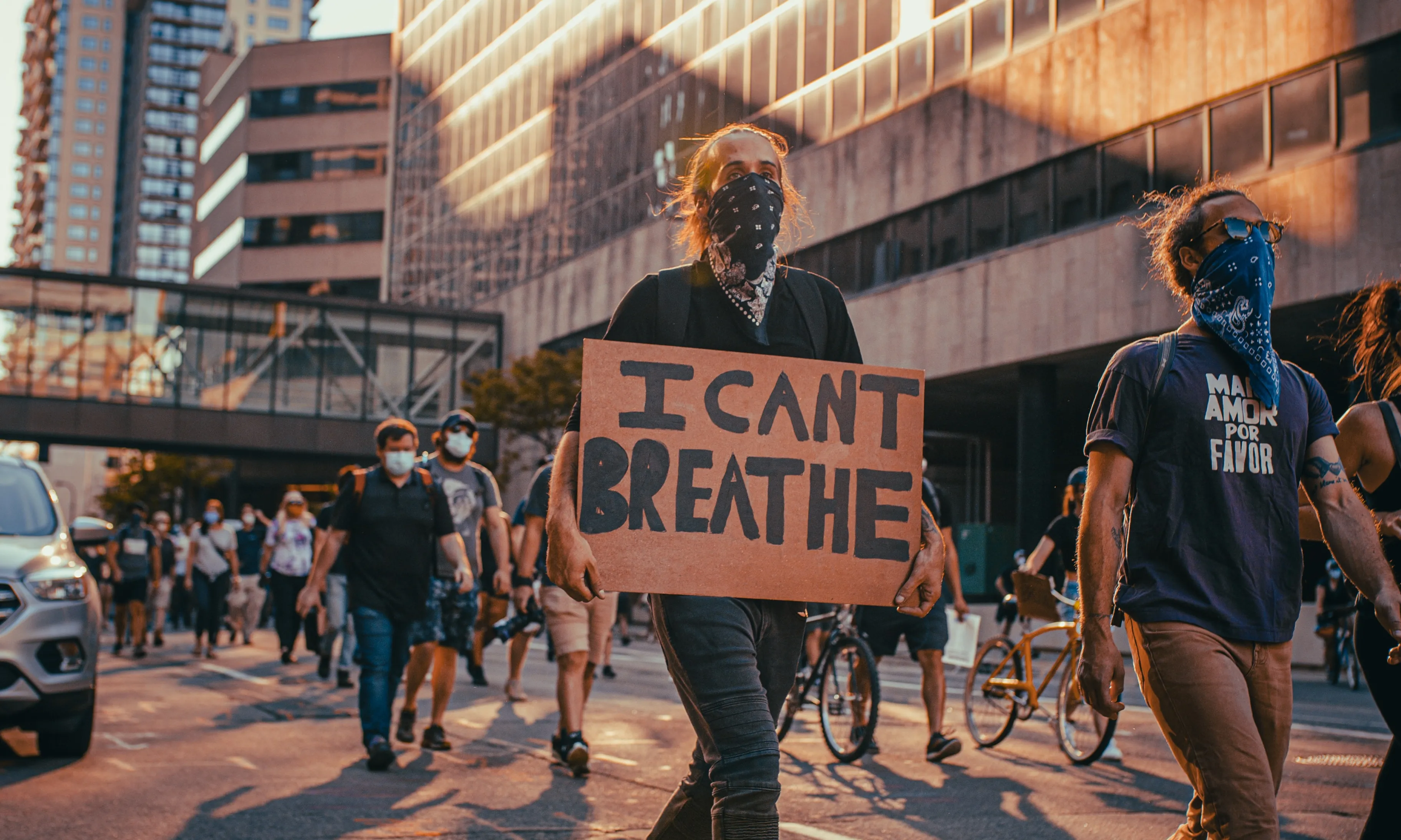 'I can't breathe', el lema de les protestes als Estats Units que s'ha estès arreu del món.