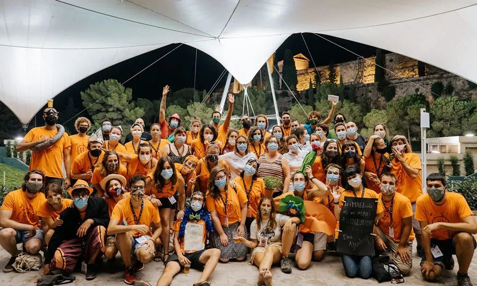 Equip de la iMAGInada celebrant el final de la dotzena edició.