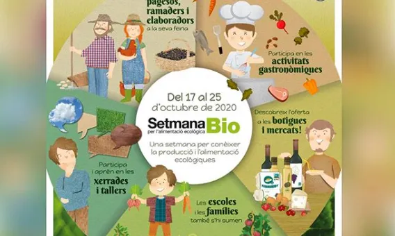 La Setmana Bio se celebra del 17 al 25 d'octubre.