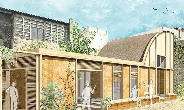 Render d'un dels projectes de Bioarquitectura Mediterrània.