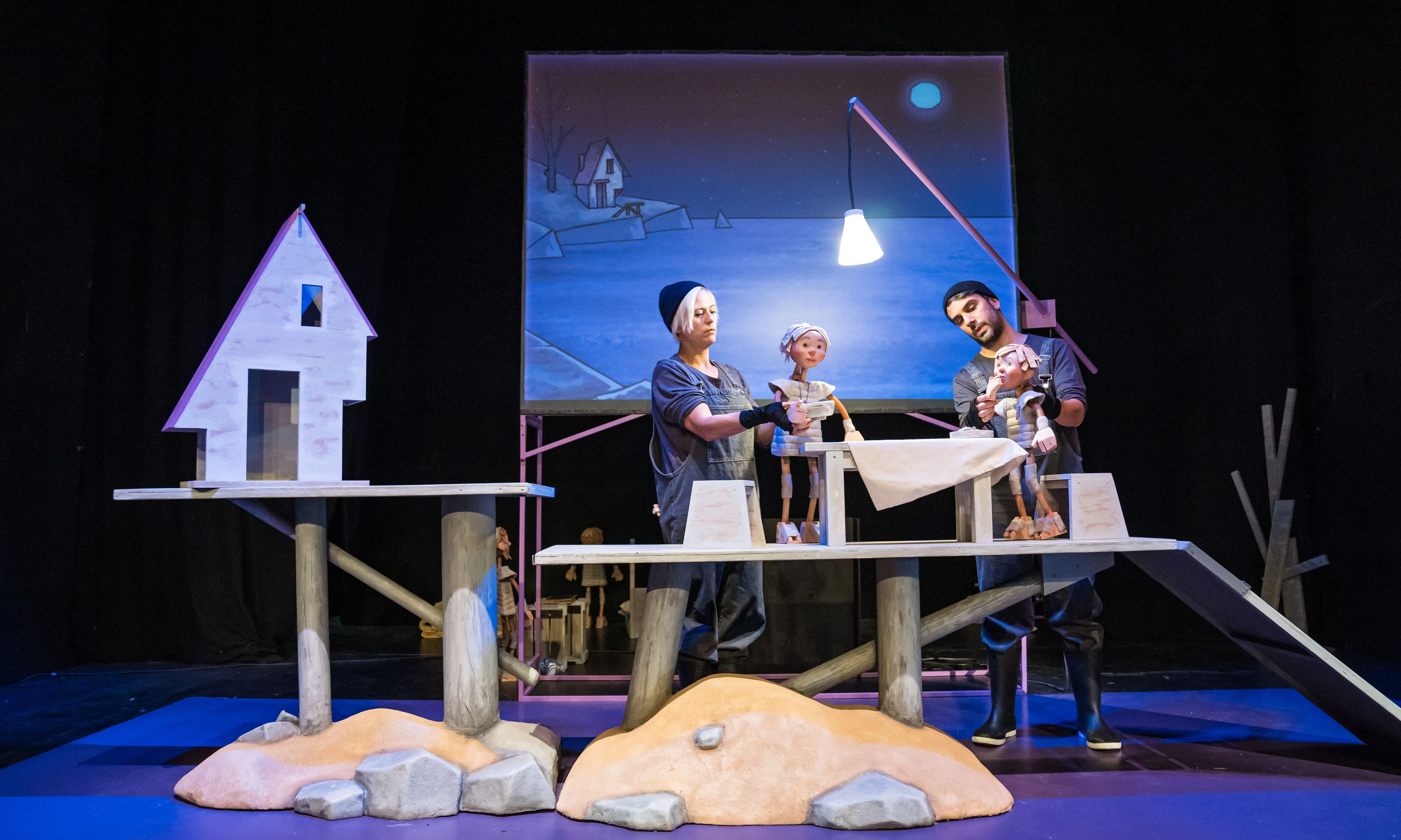 Escena de l'espectacle 'On vas, Moby Dick?' de l'entitat lleidatana.