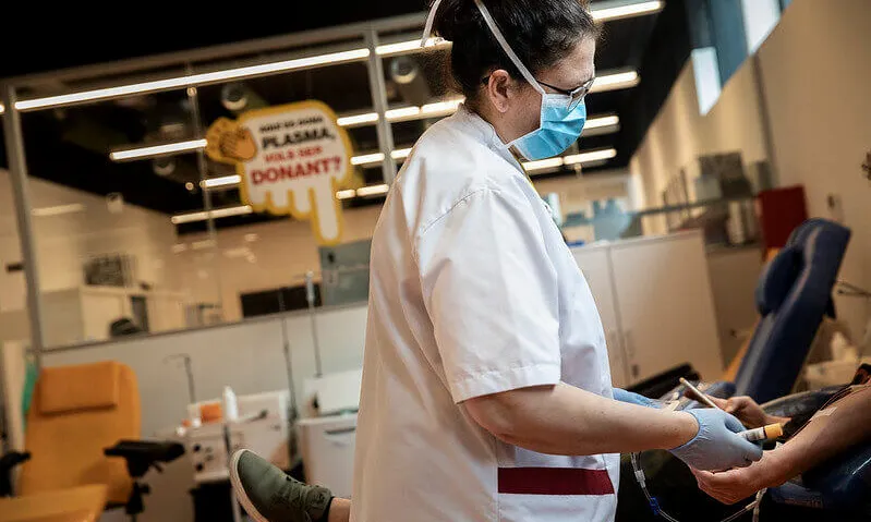 Donació de plasma al Banc de Sang i Teixits