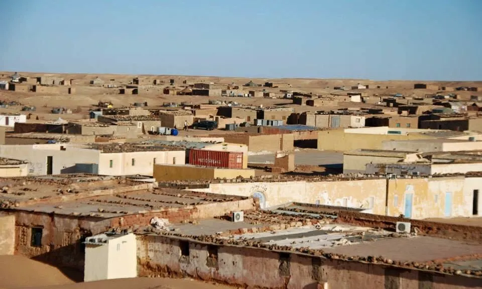 Campament al Sàhara Occidental.