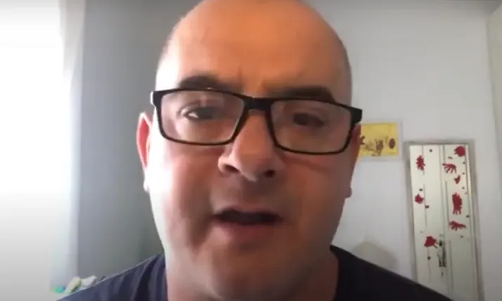 Captura de pantalla del vídeo que ha fet David Olivares. Imatge de David Olivares.